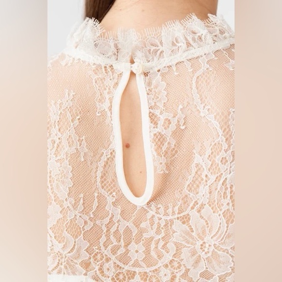 Twin-Set Cream White Lace Dress Size L NWT - Picture 5 of 14
